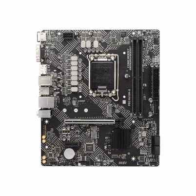 Tarjeta Madre MSI Pro H610M-G en Color Negro con Socket LGA 1700, Soporte DDR5 hasta 96GB y Conectividad Gigabit Ethernet
